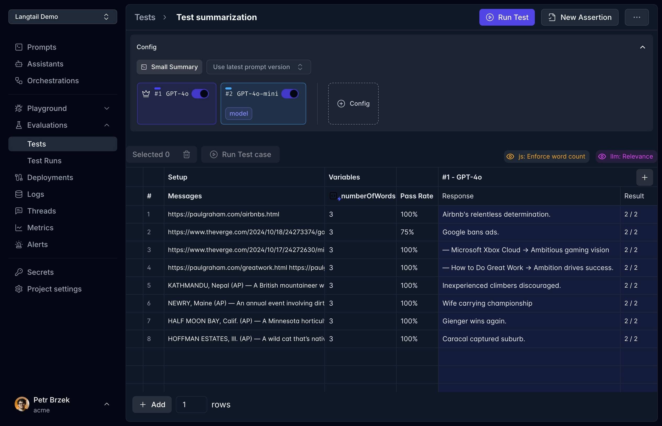 Langtail Introductory Video